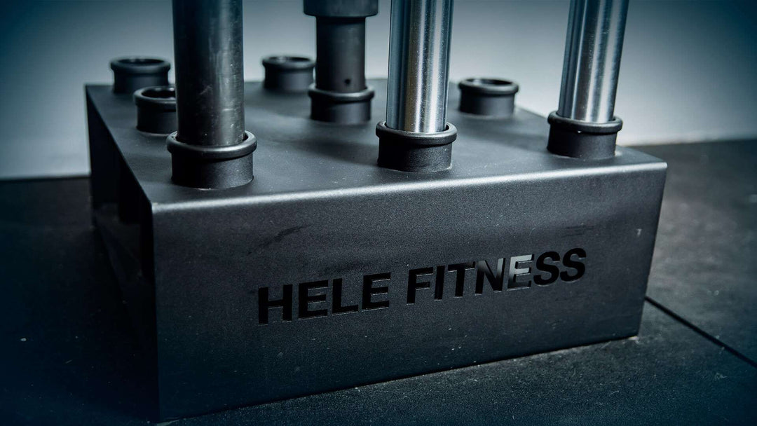 Hele Fitness 9-hole barbell holder