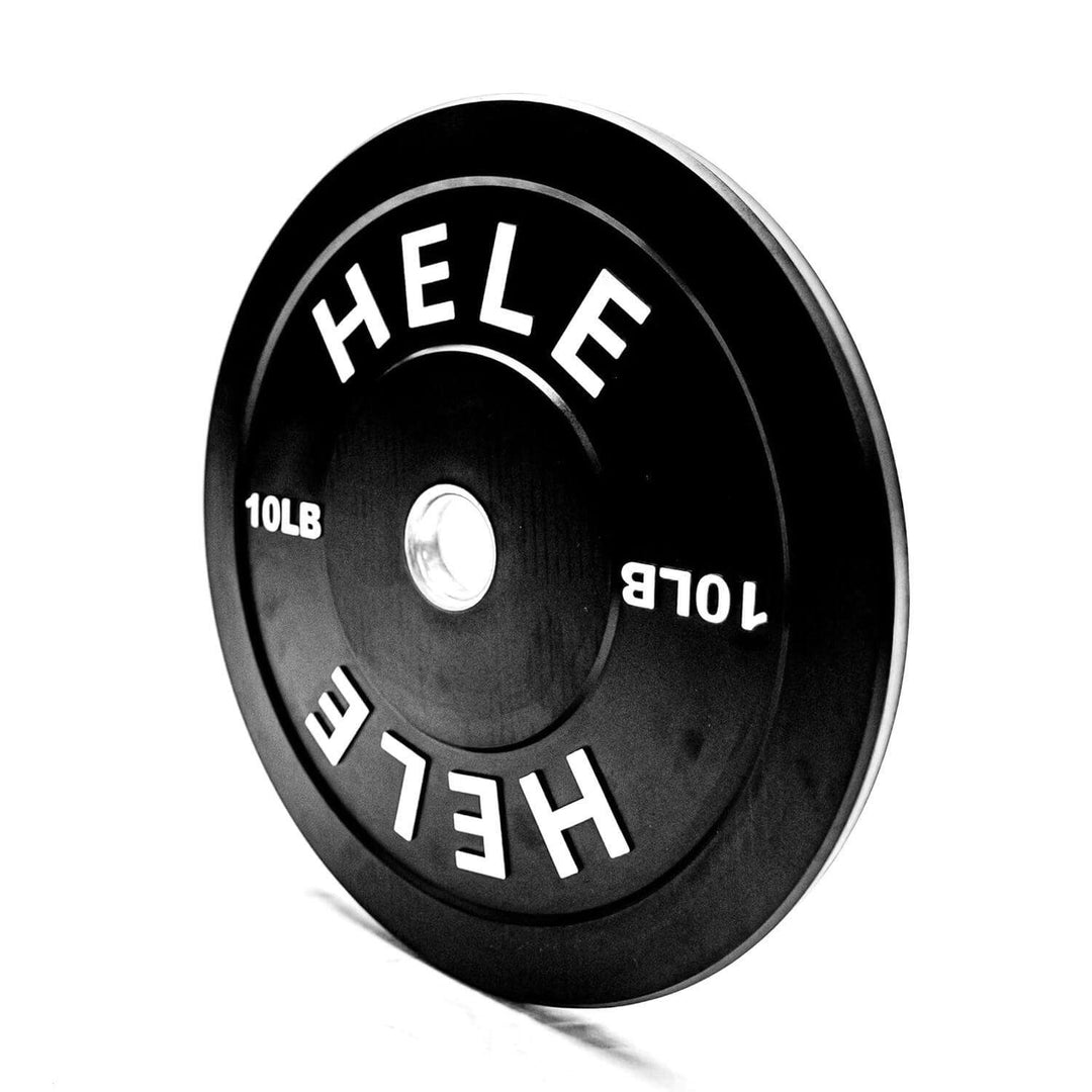 Black Bumper Plates Stack - 160 LB