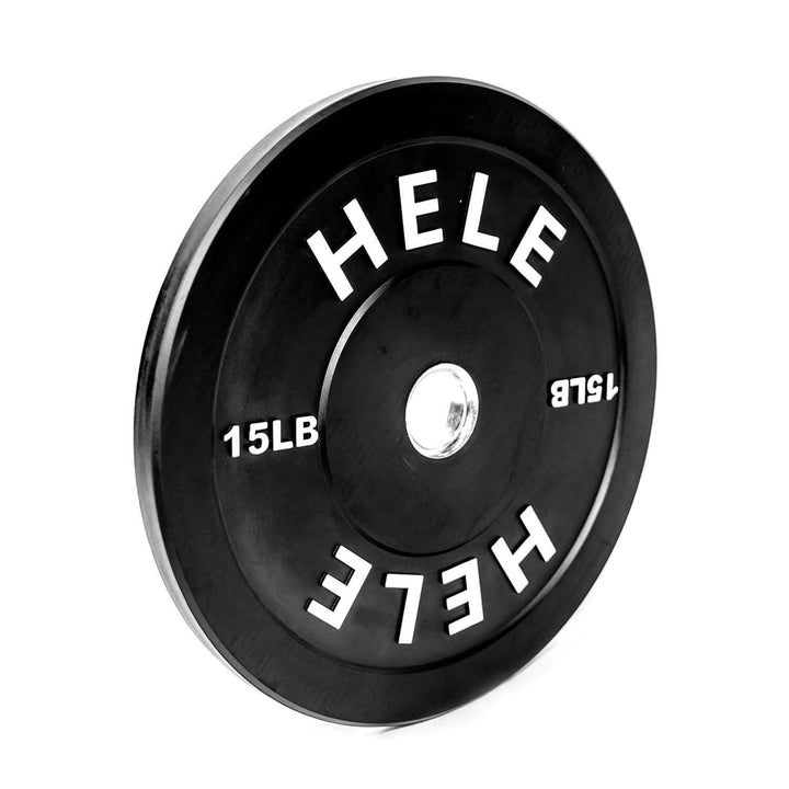 Black Bumper Plates Stack - 160 LB