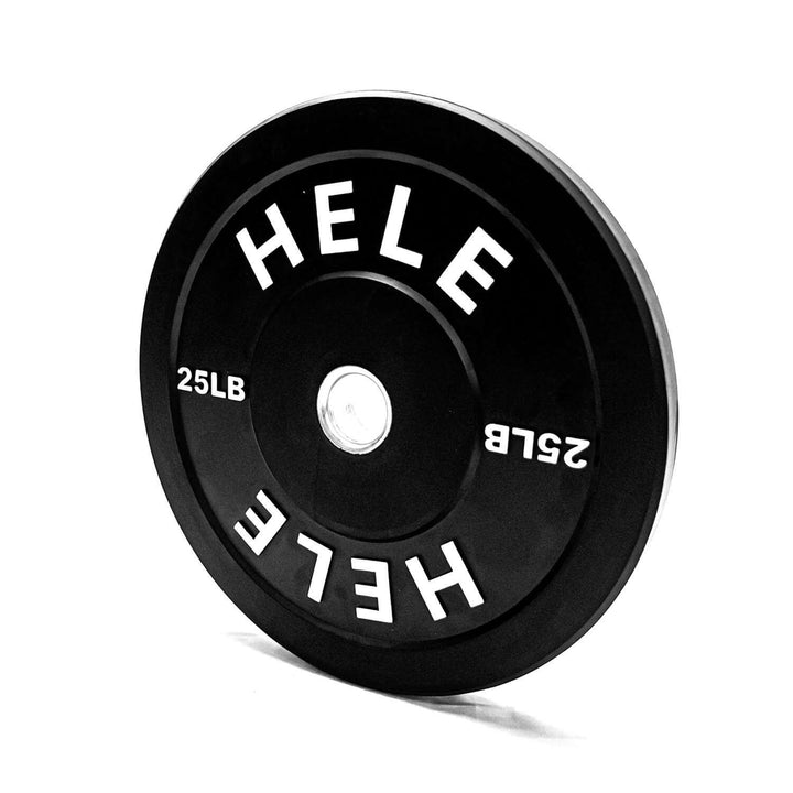 Black Bumper Plates Stack - 160 LB