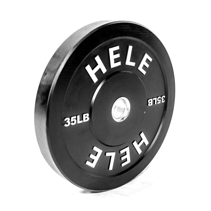 Black Bumper Plates Stack - 160 LB