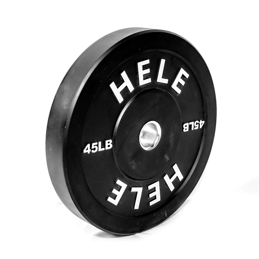 Black Bumper Plates Stack - 160 LB