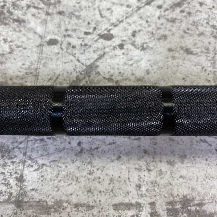 Training Black Chrome Barbell with Chrome Sleeves